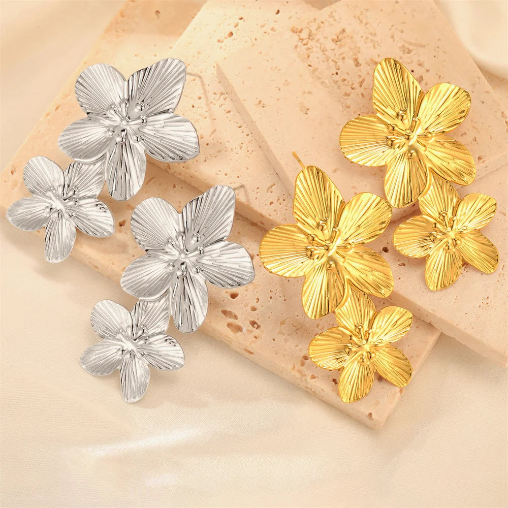 Big Flower Earrings