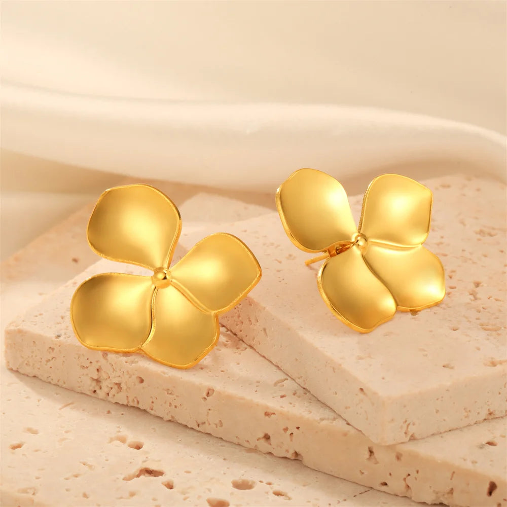 Big Flower Earrings