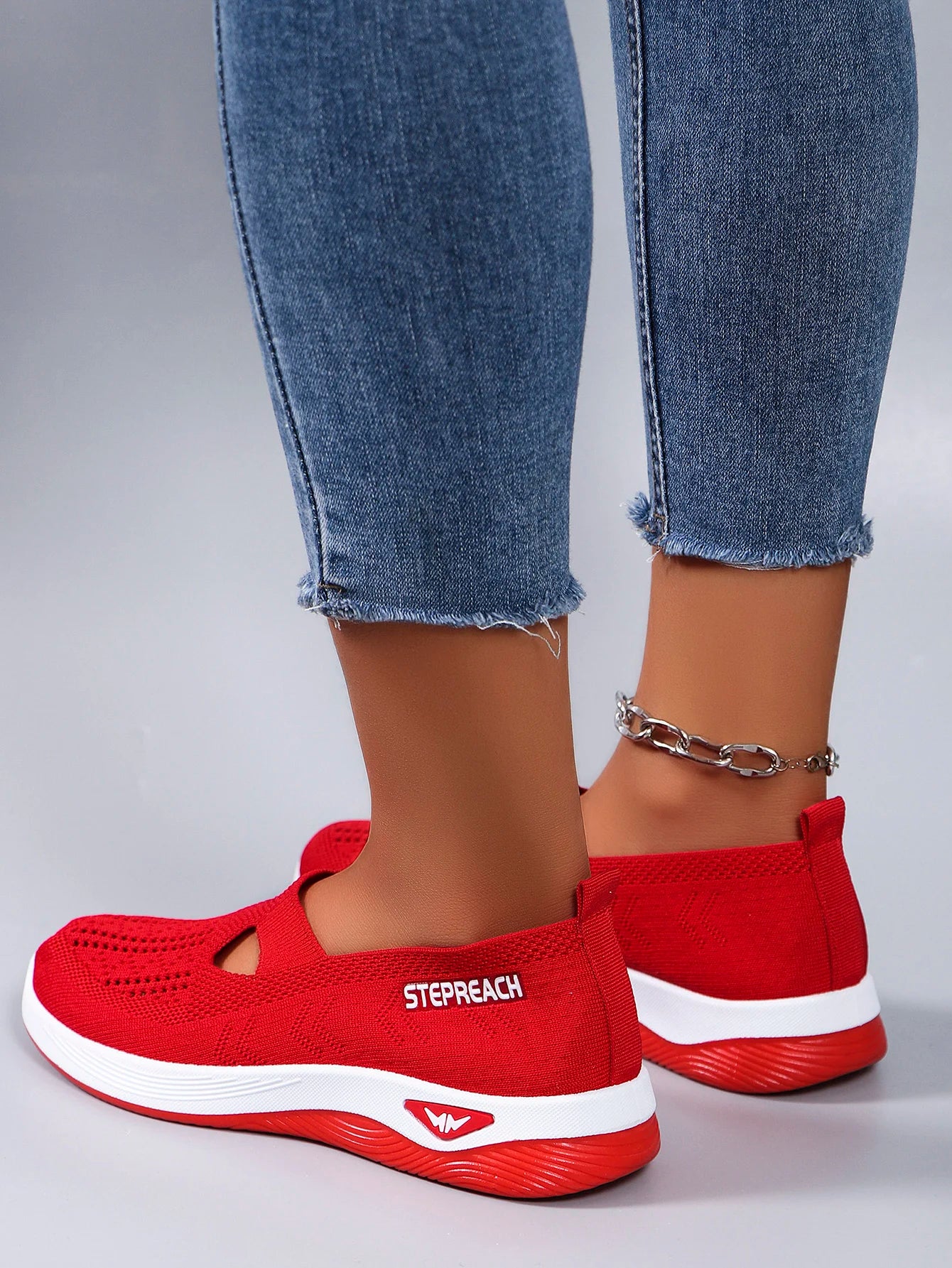 Breathable Mesh Mary Jane Style Sneakers