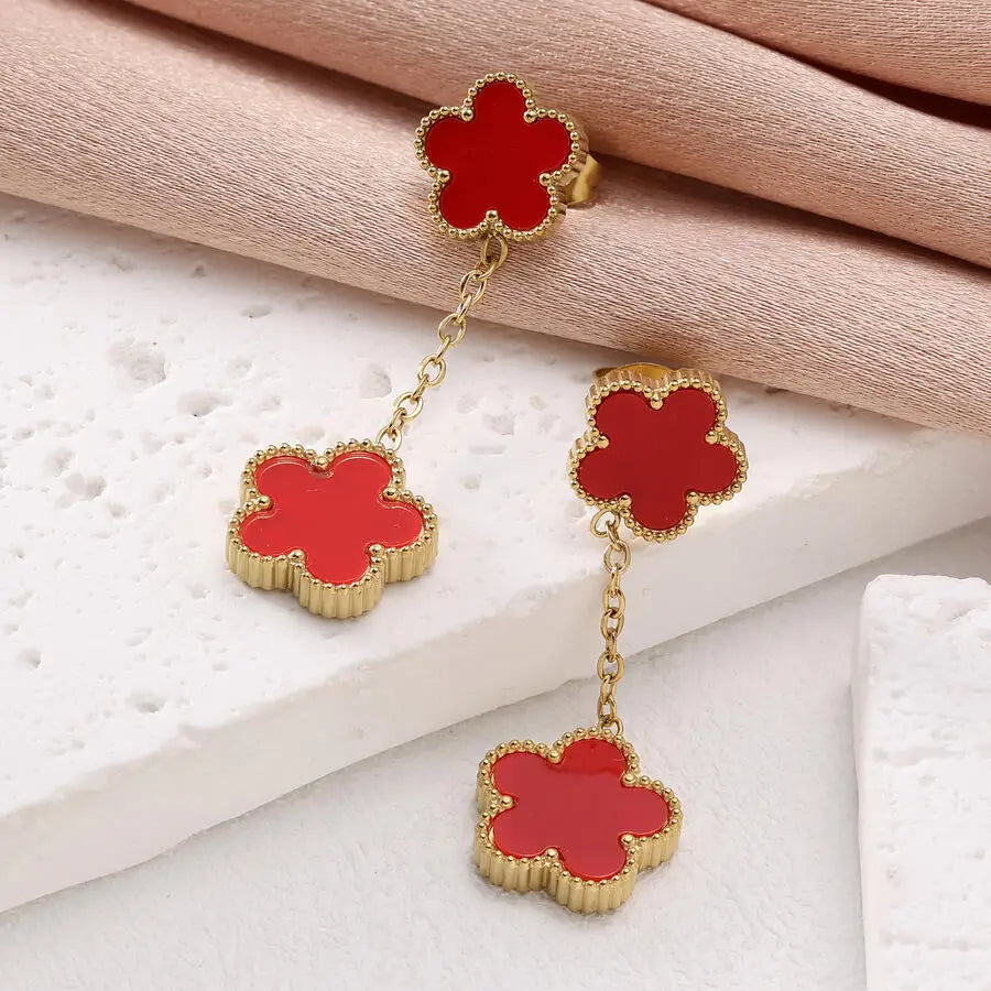 Stainless Steel Flower Jewelry