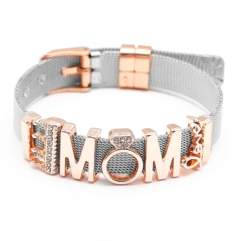 Nautical Stainless Steel Mesh Bracelet