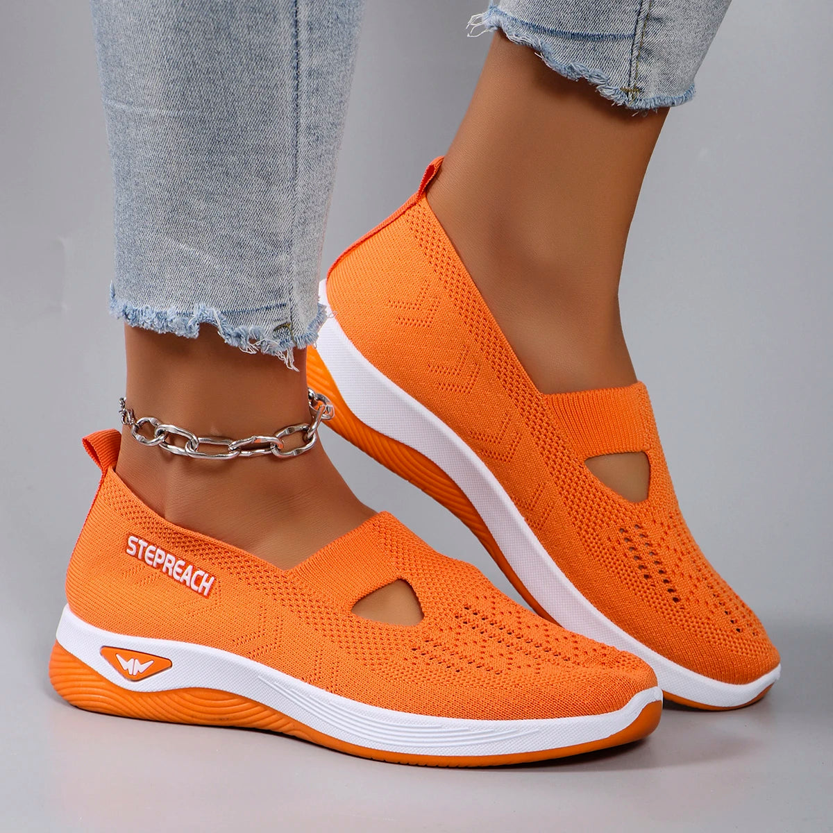 Breathable Mesh Mary Jane Style Sneakers