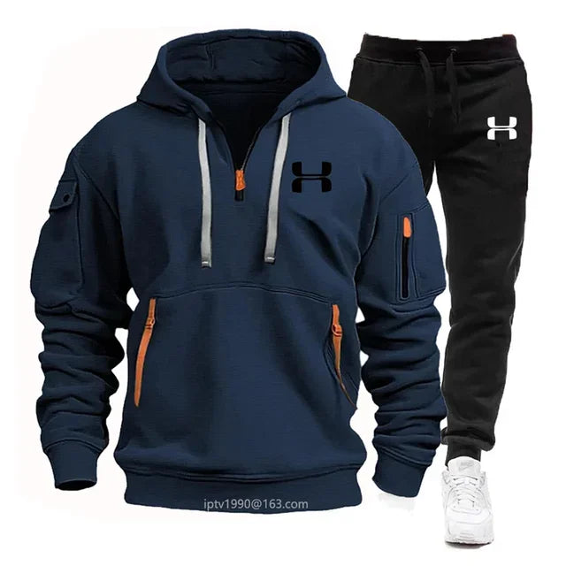 2 Toned Hooded Jogging Sets
