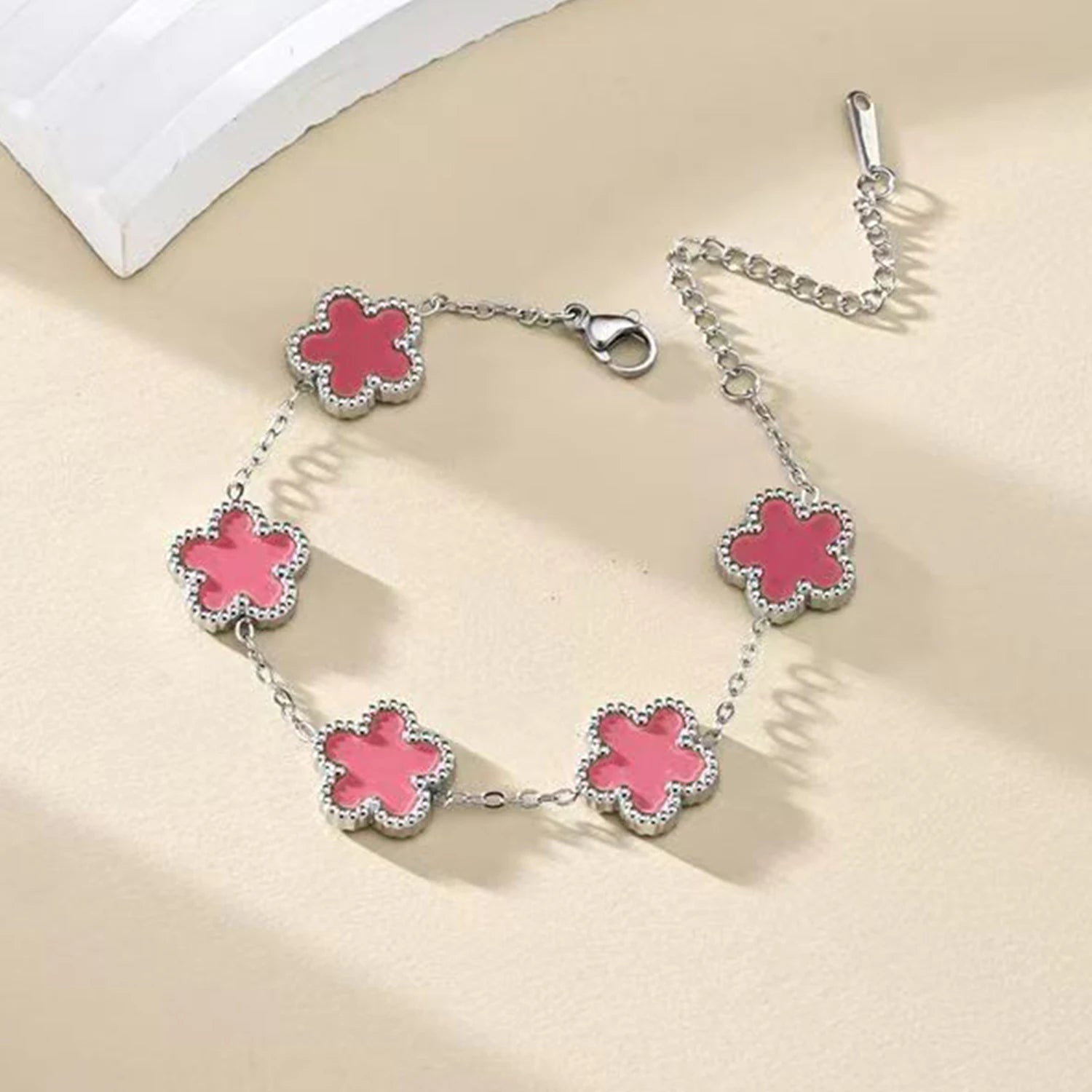 Stainless Steel Clover Bracelets