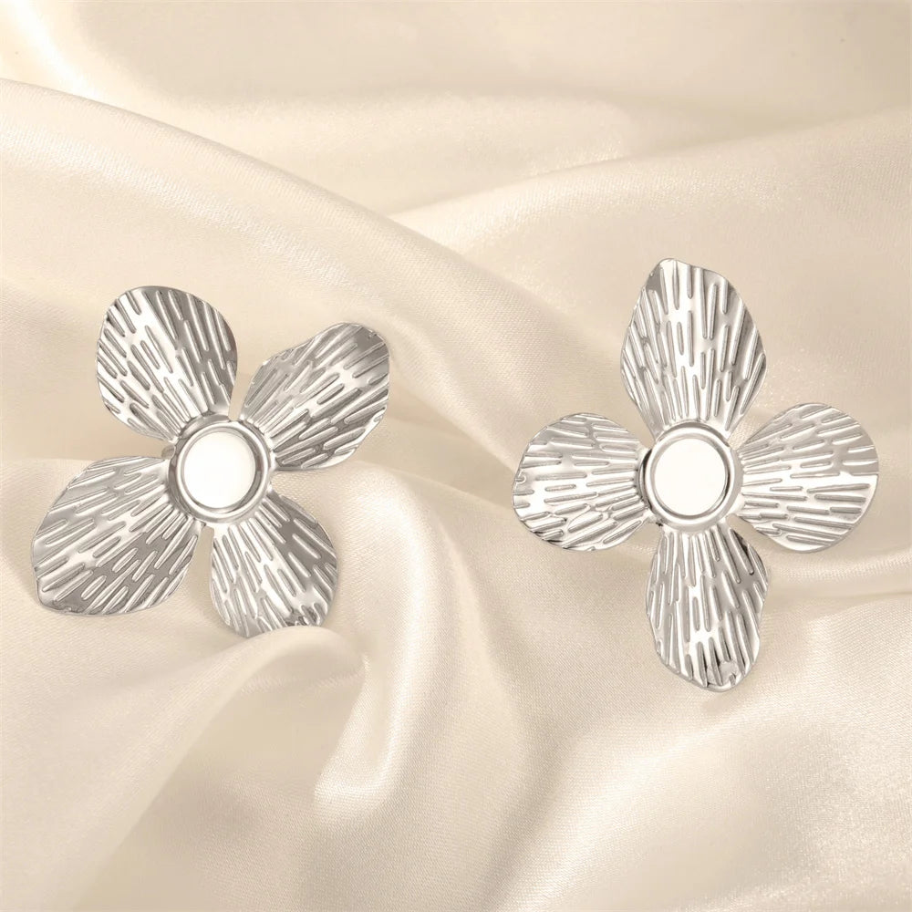 Big Flower Earrings