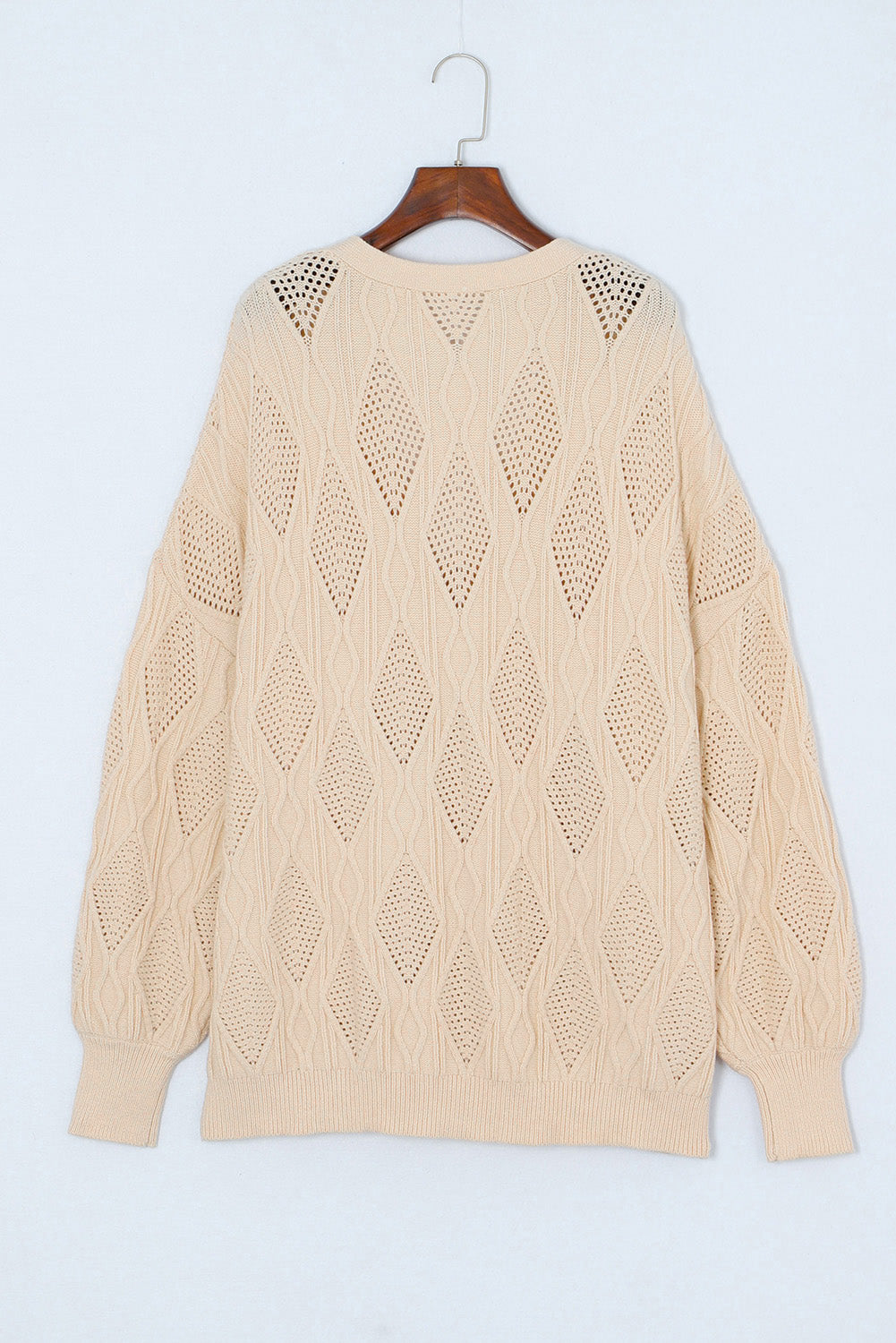 Apricot Plus Size Cardigan