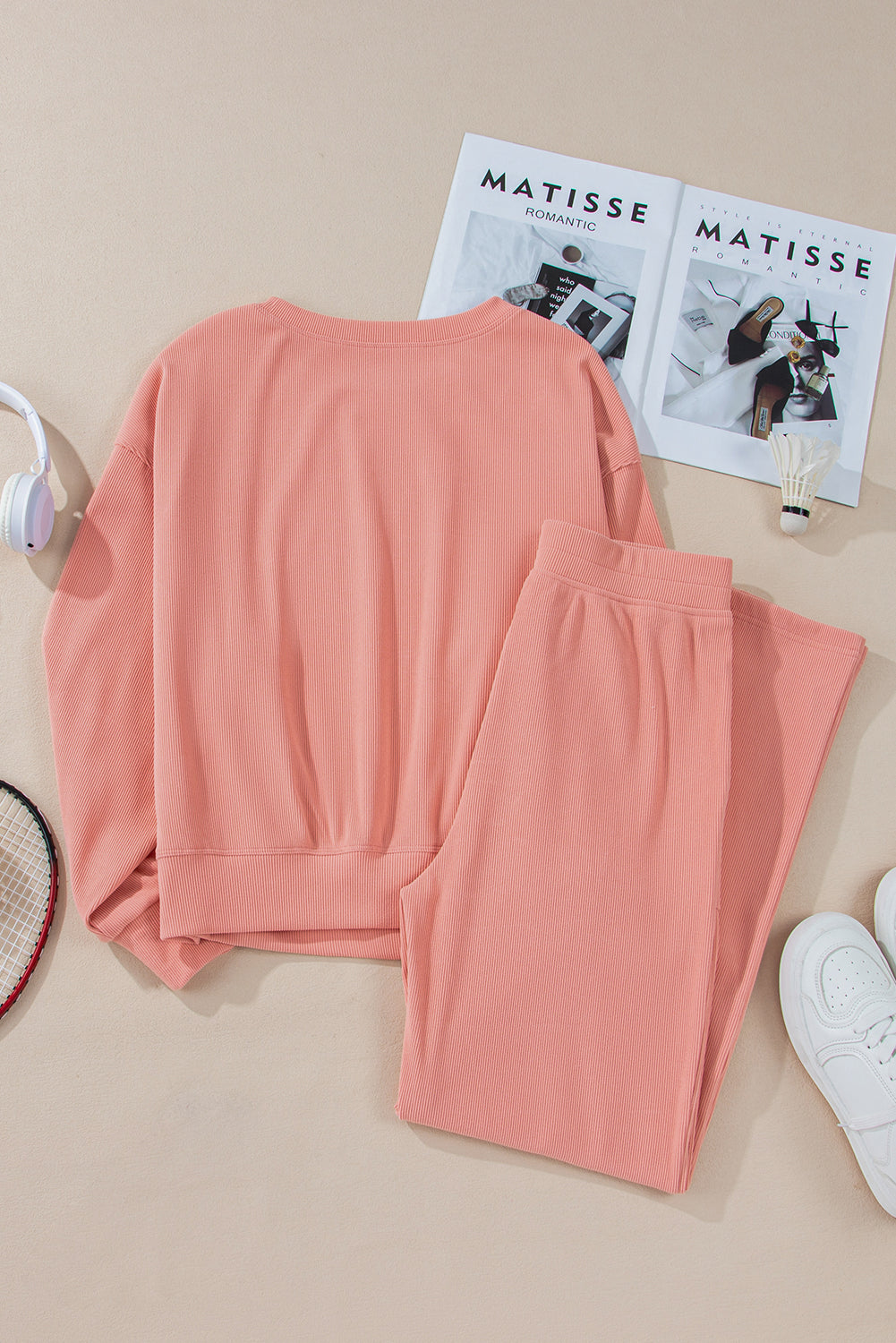 Blossom Ribbed Lounge Set