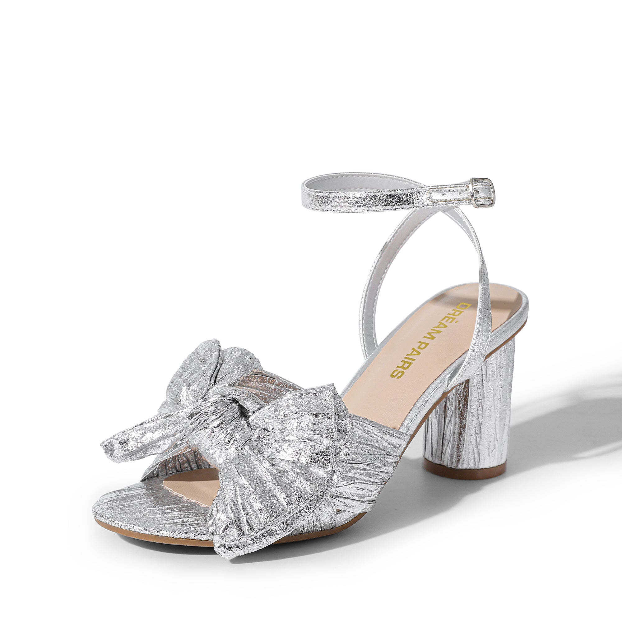 Bow Chunky Heels Dress Sandals