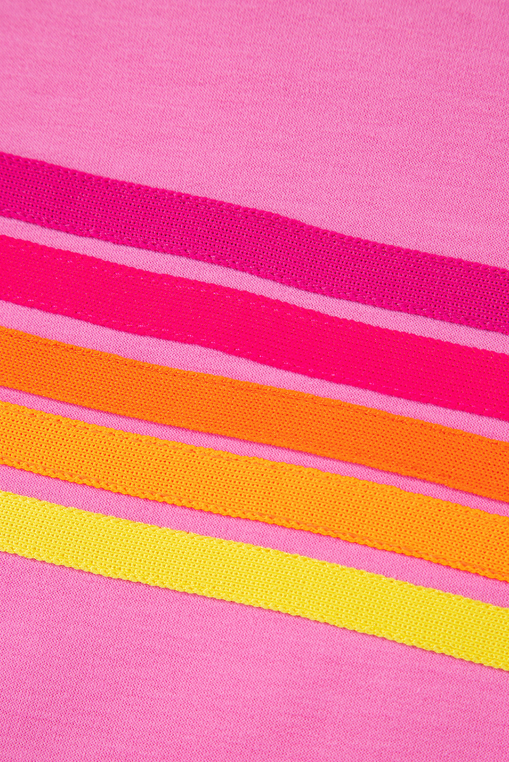 Bonbon Front Striped T-Shirt