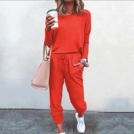 Long Sleeved T-Shirt and Harem Pants Set Bazaare Mart Light Weight Jogging Suit