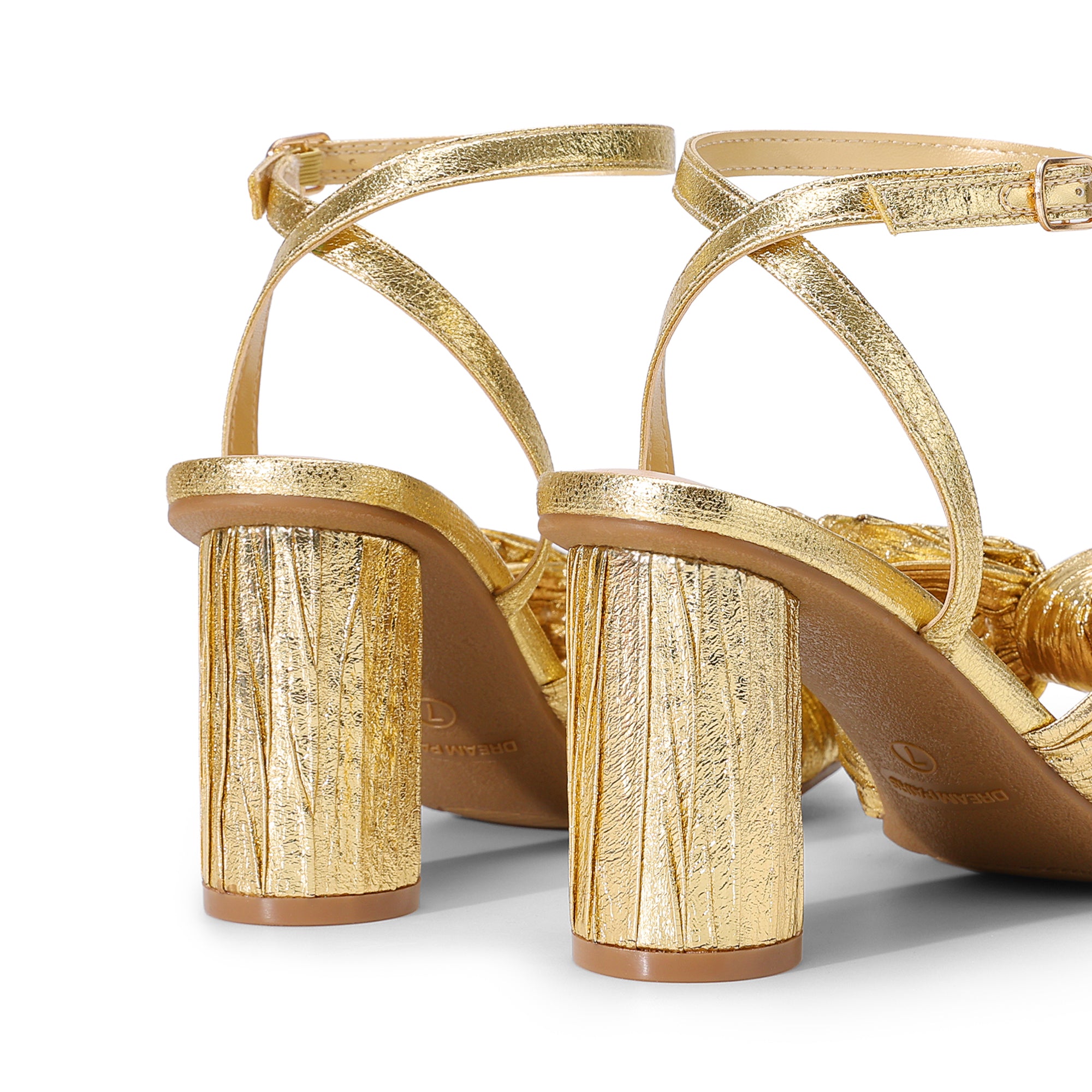 Bow Chunky Heels Dress Sandals