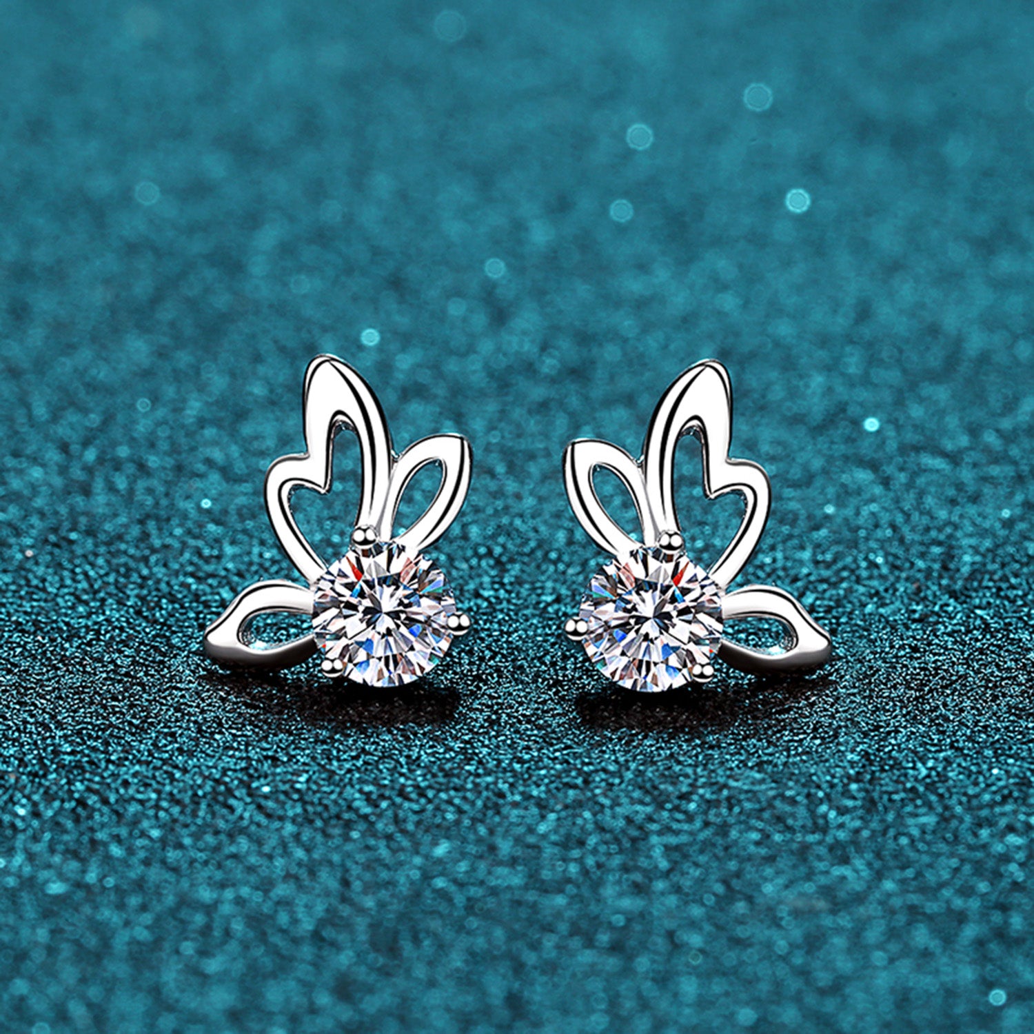 Butterfly Moissanite Earrings