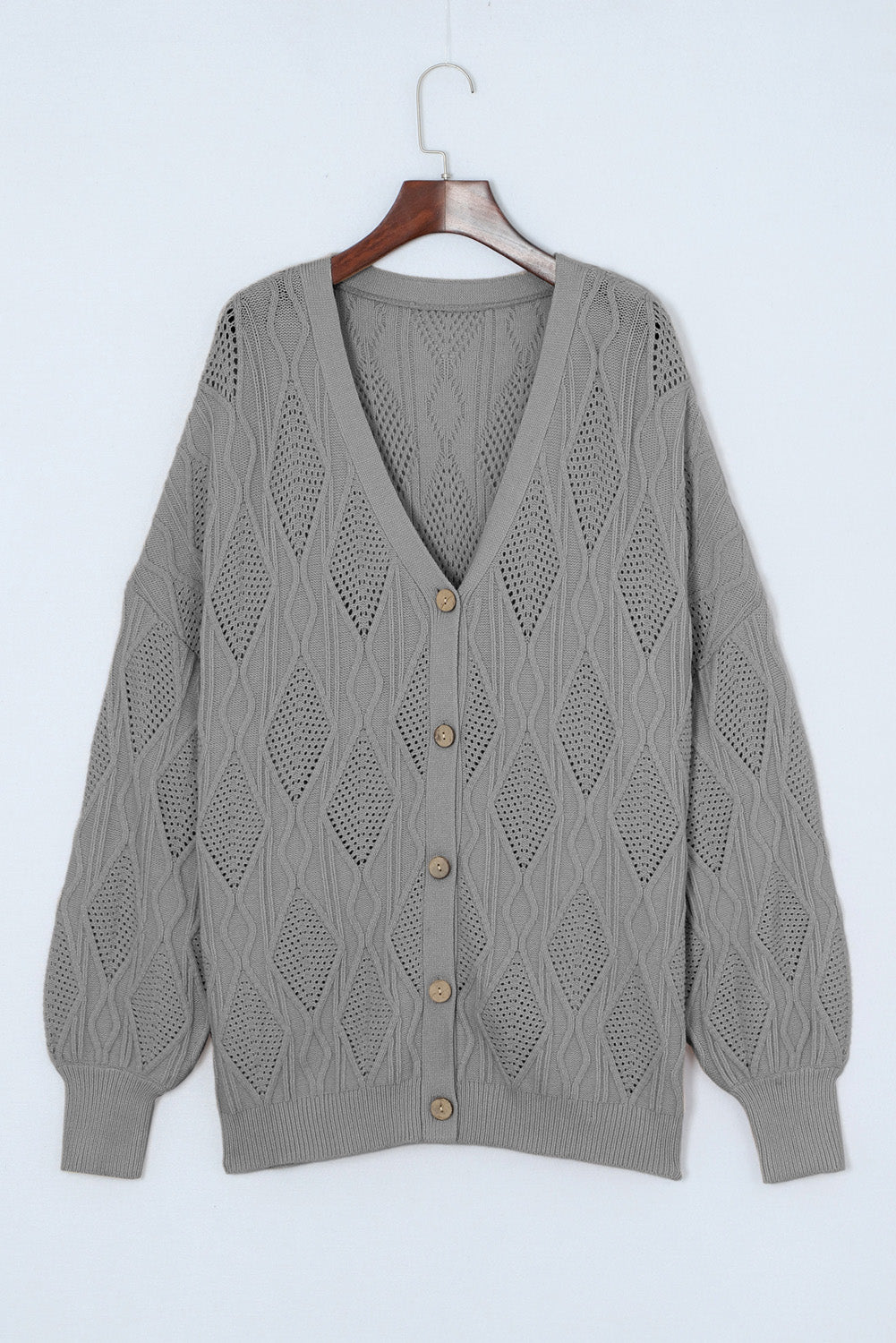 Apricot Plus Size Cardigan