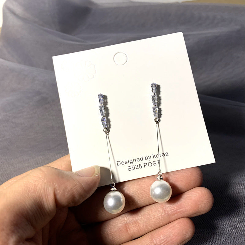 Personality Tassel and Stud Earrings