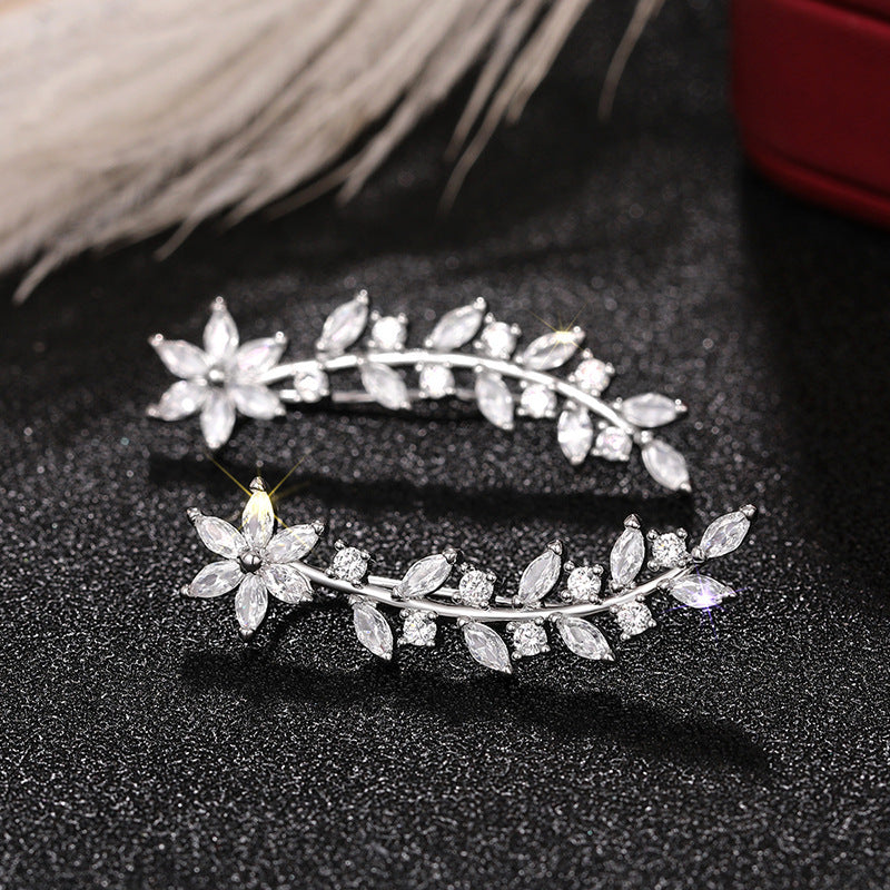 Internet Celebrity Rhinestone Earrings