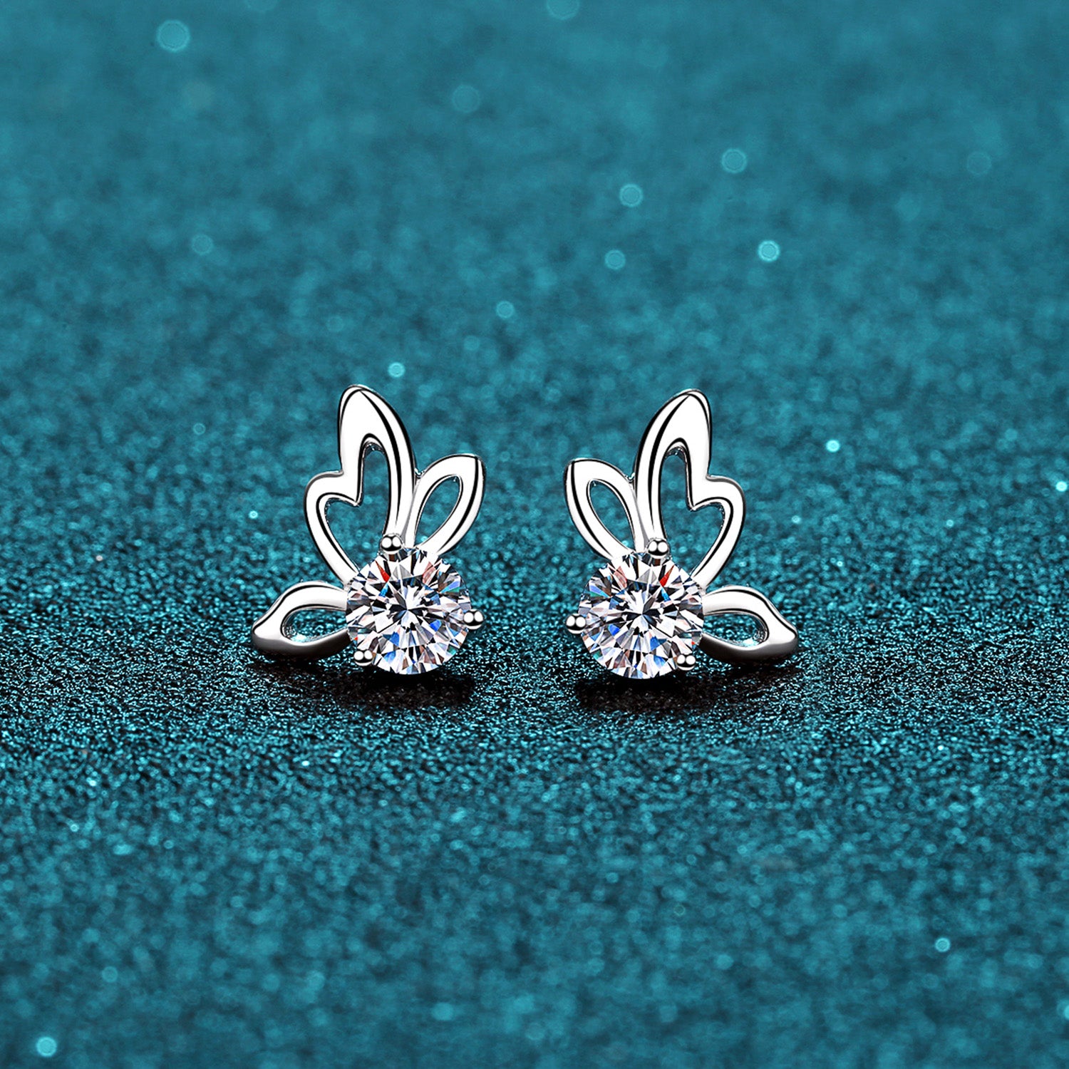 Butterfly Moissanite Earrings