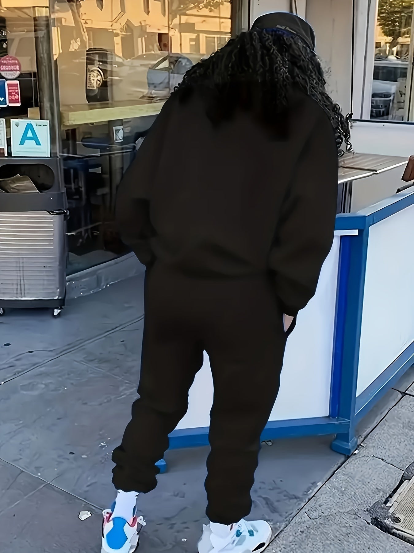 Black Paris Sweatsuit Set