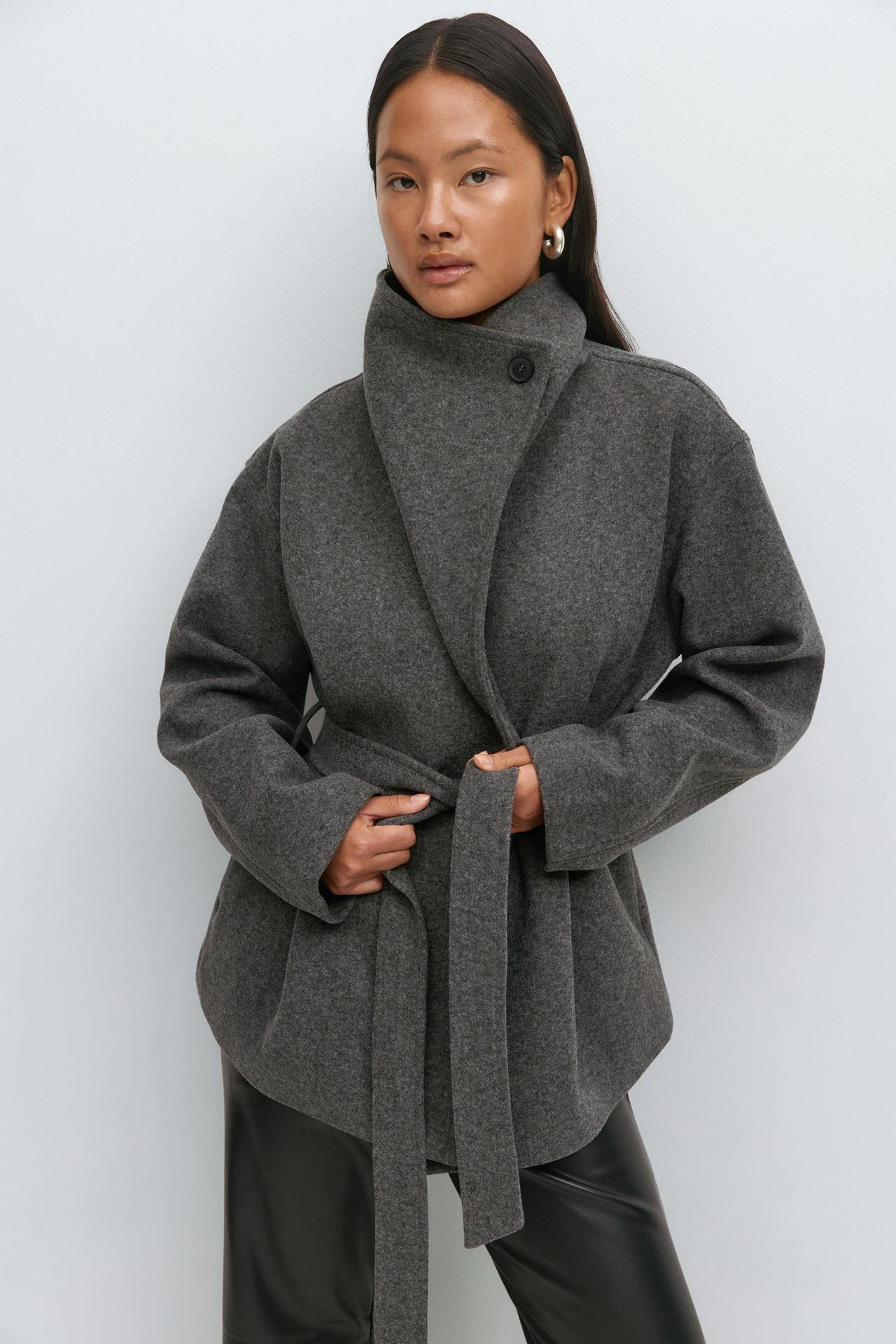 Classic Wrap Wool Coat