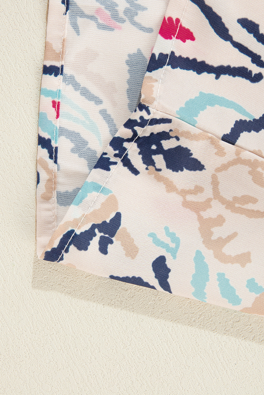 Boho V Neck Half Sleeve Blouse