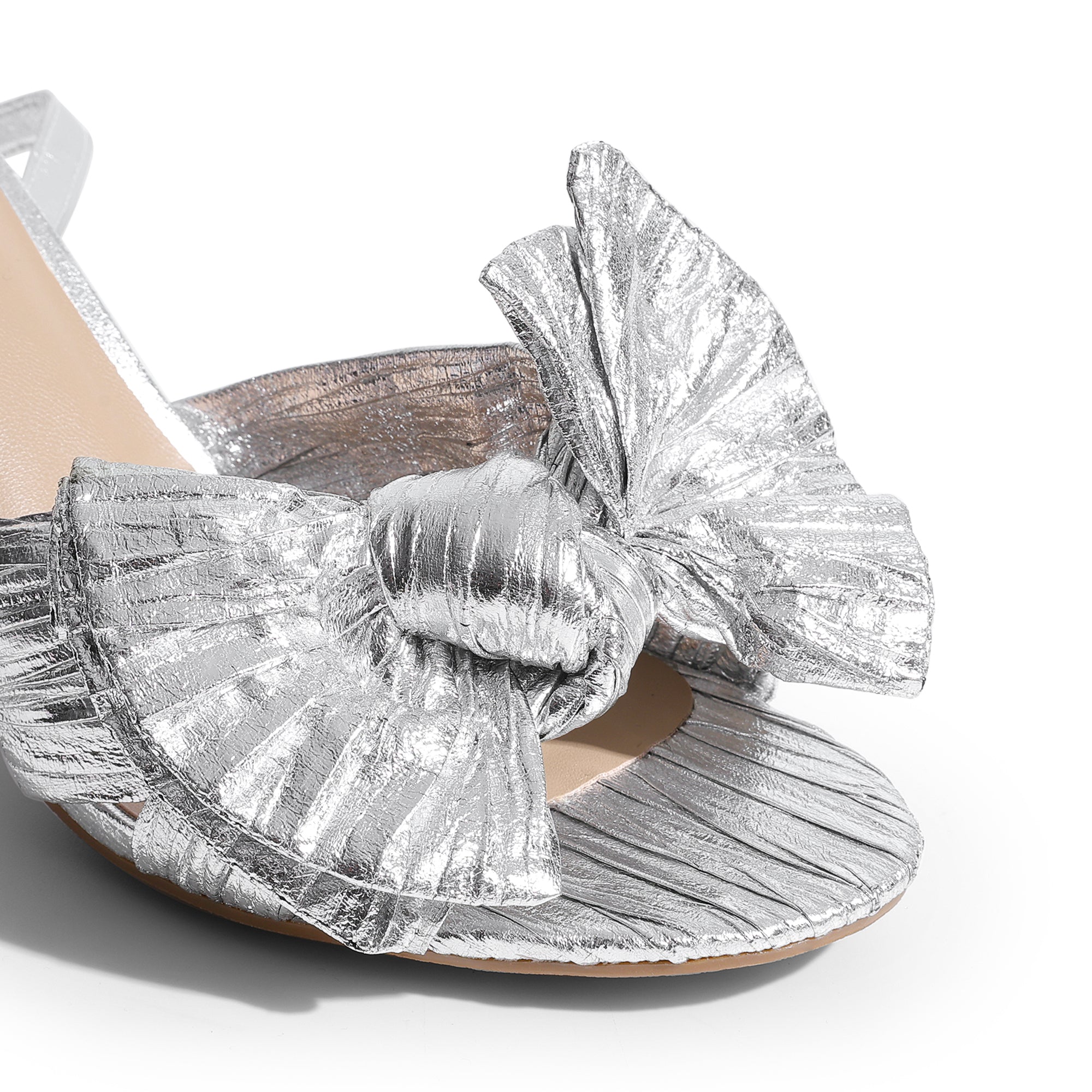 Bow Chunky Heels Dress Sandals