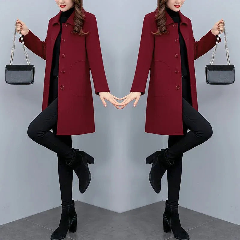 Light Dress Coat Wine Red Bazaare Mart Light Dress Coat