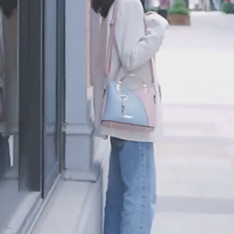 Color Block Love Tassel Crossbody Purse