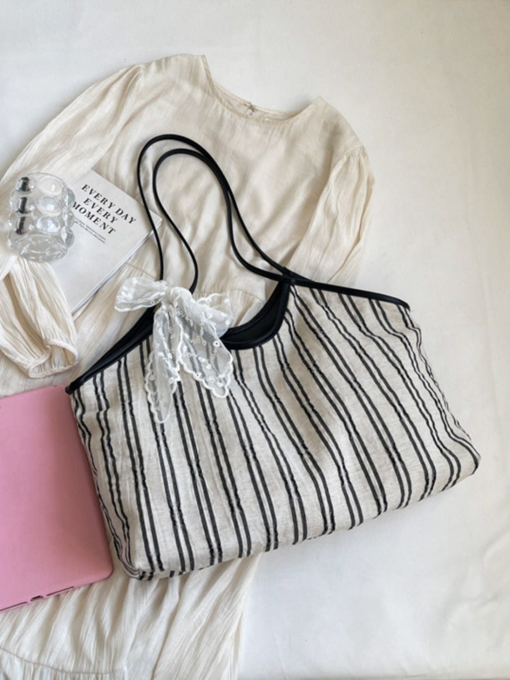 Striped Tote Bag