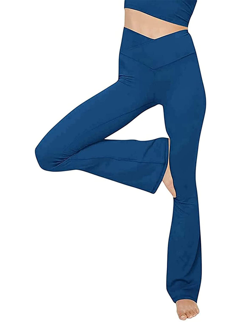 V-Waist Bootcut Long Slacks