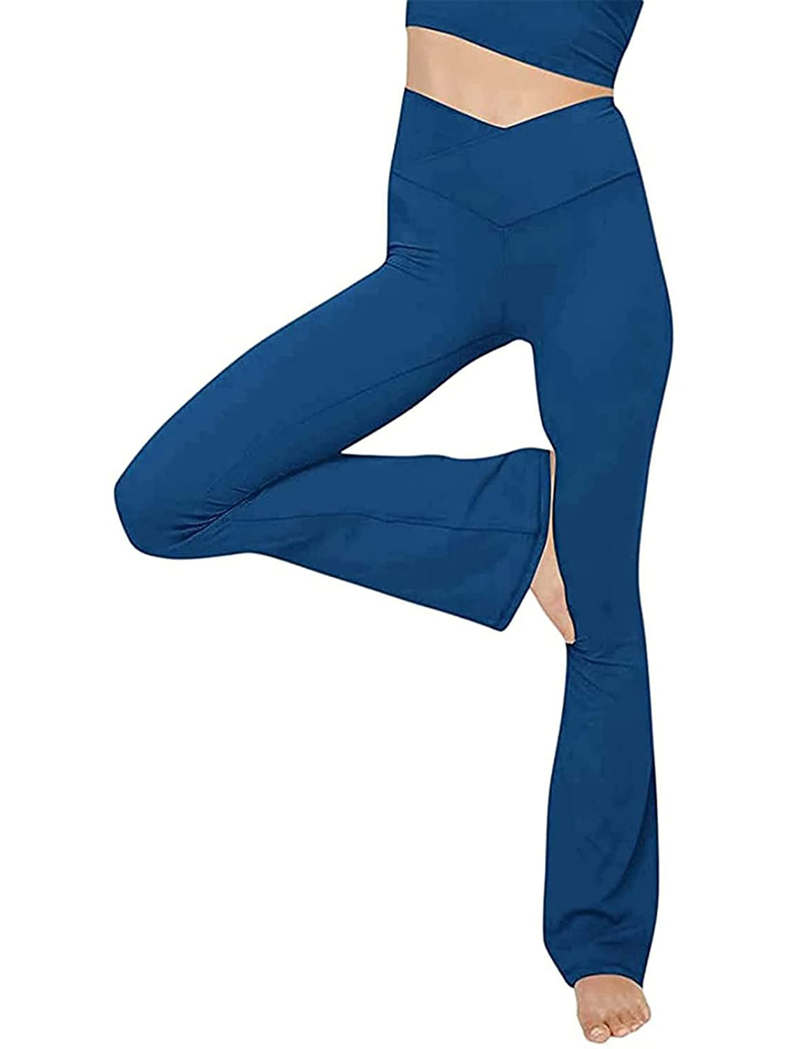 V-Waist Bootcut Long Slacks