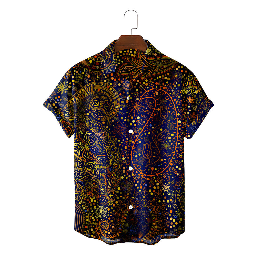 Men's Boho Button Up