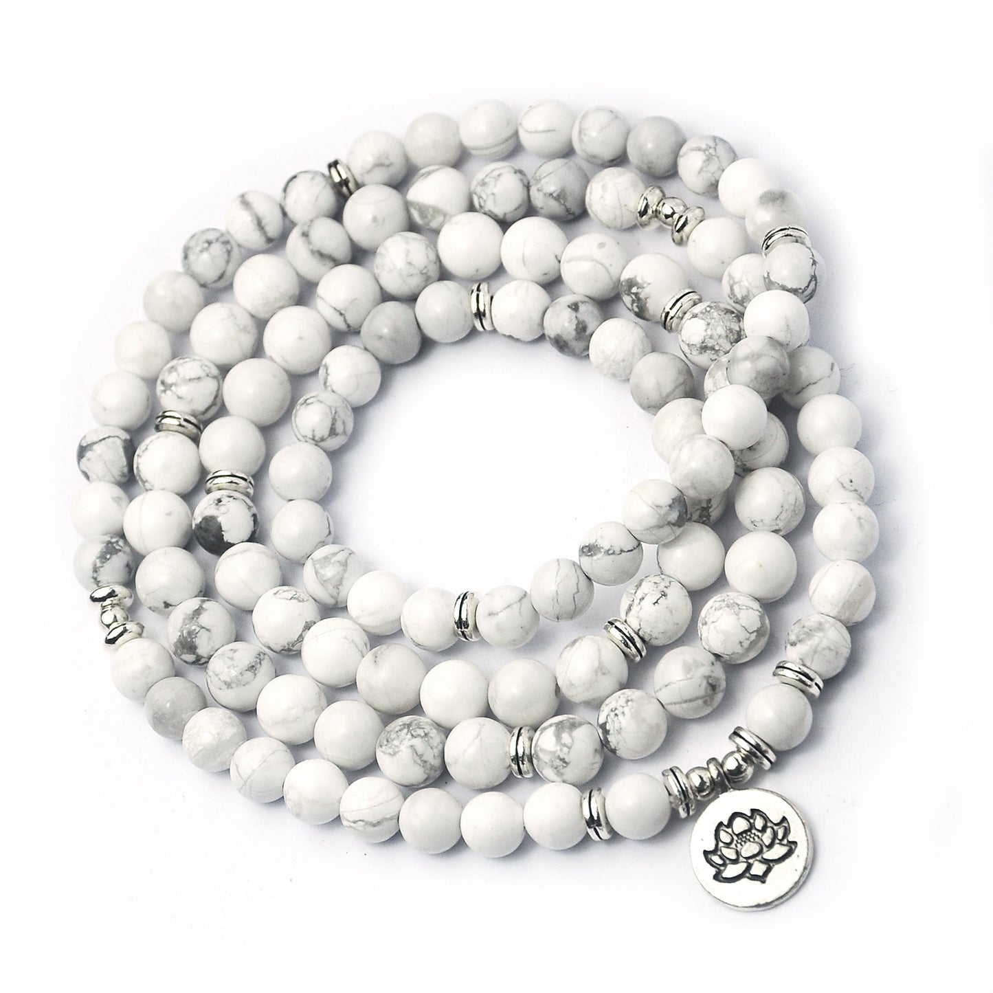 Buddha Beads Lotus Bracelet