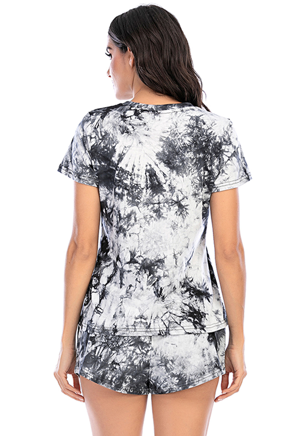 Tie-Dye Shorts Lounge Set