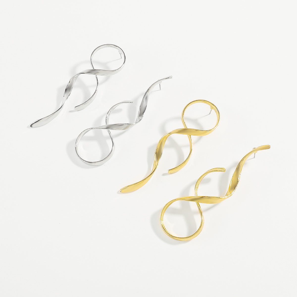 Simple Asymmetric Earrings