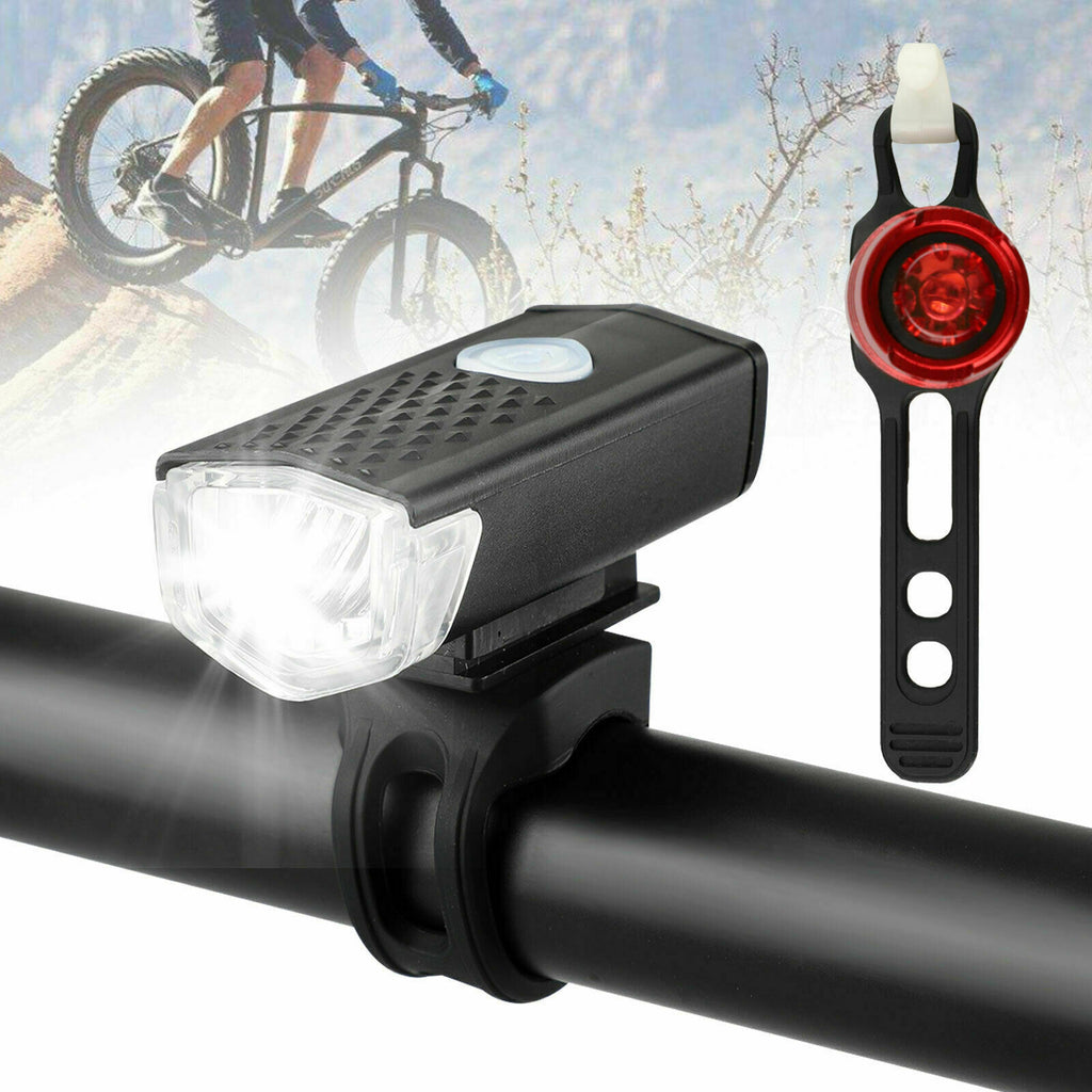 USB LED Bicycle Head and Tail Lights