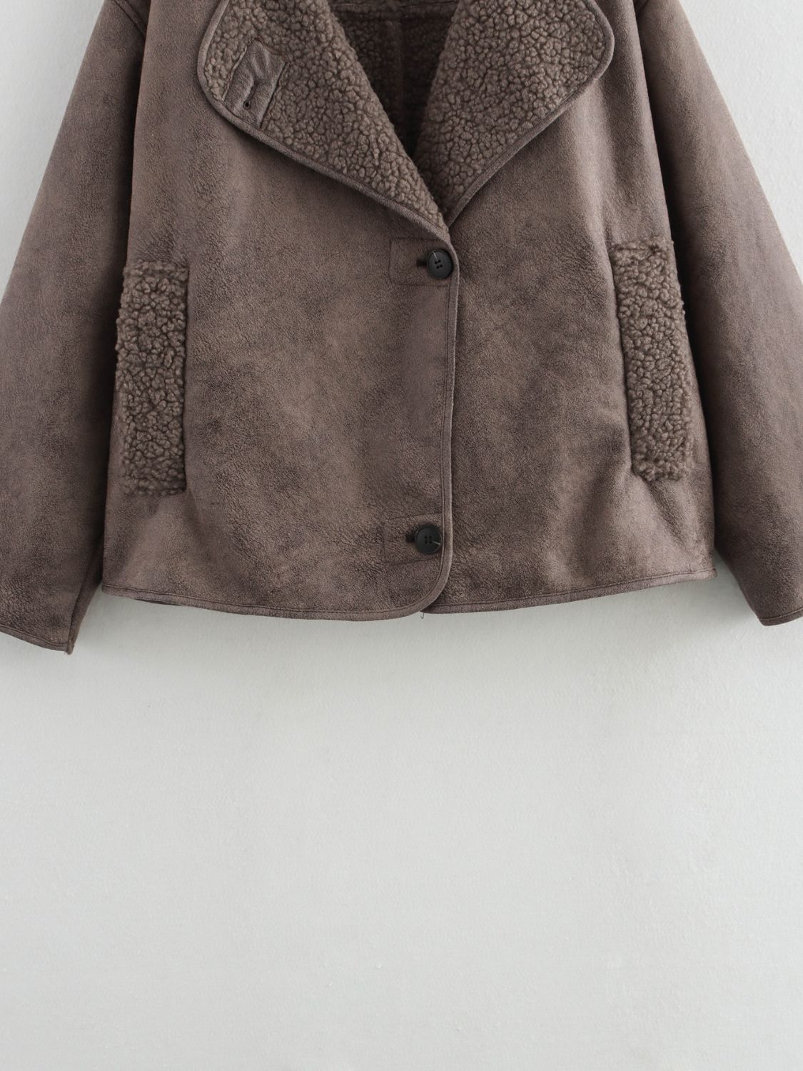 Fleece Collared & Lined Jacket
