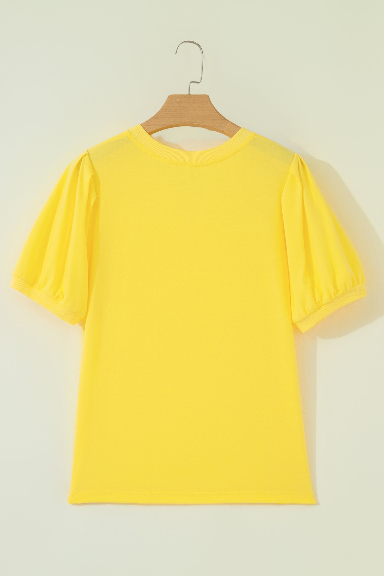 Women Puff Sleeve V-Neck Top