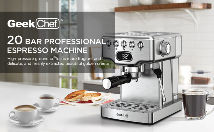 Geek Chef Espresso Machine - Bazaare Mart