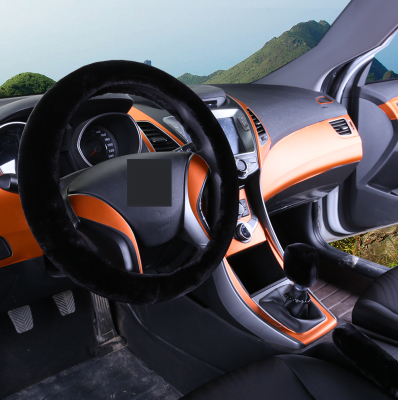 Winter Wool Plush Steering Wheel Cover