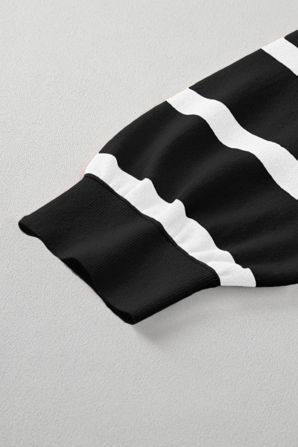 Beige Black White Colorblock Oversized Sweater Bazaare Mart Sweaters & Cardigans/Sweaters