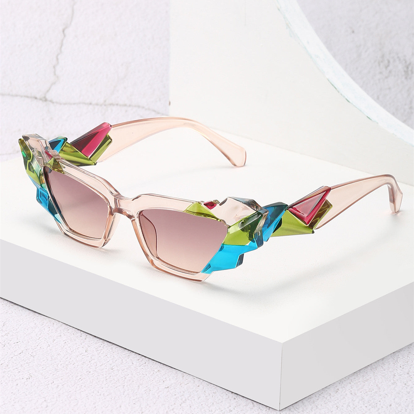 Women's Colorful Irregular Sunglasses