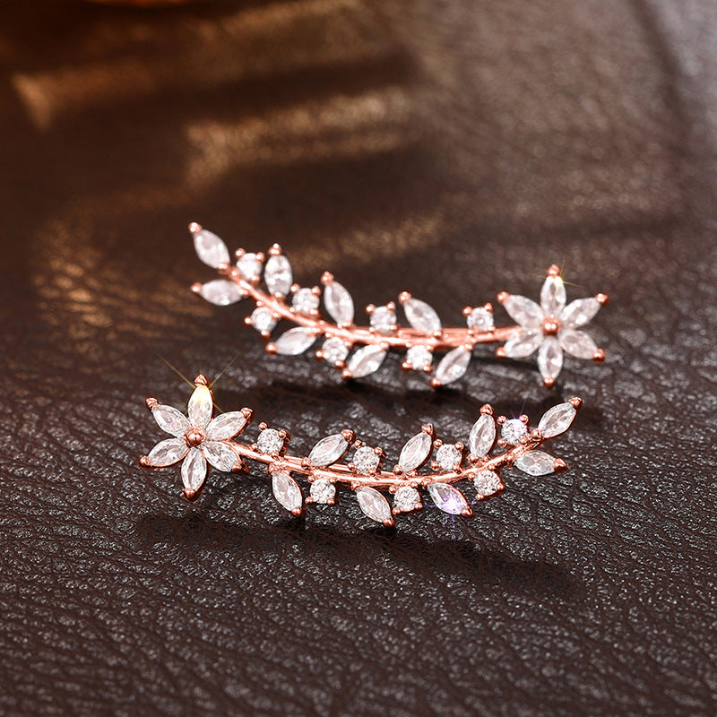 Internet Celebrity Rhinestone Earrings