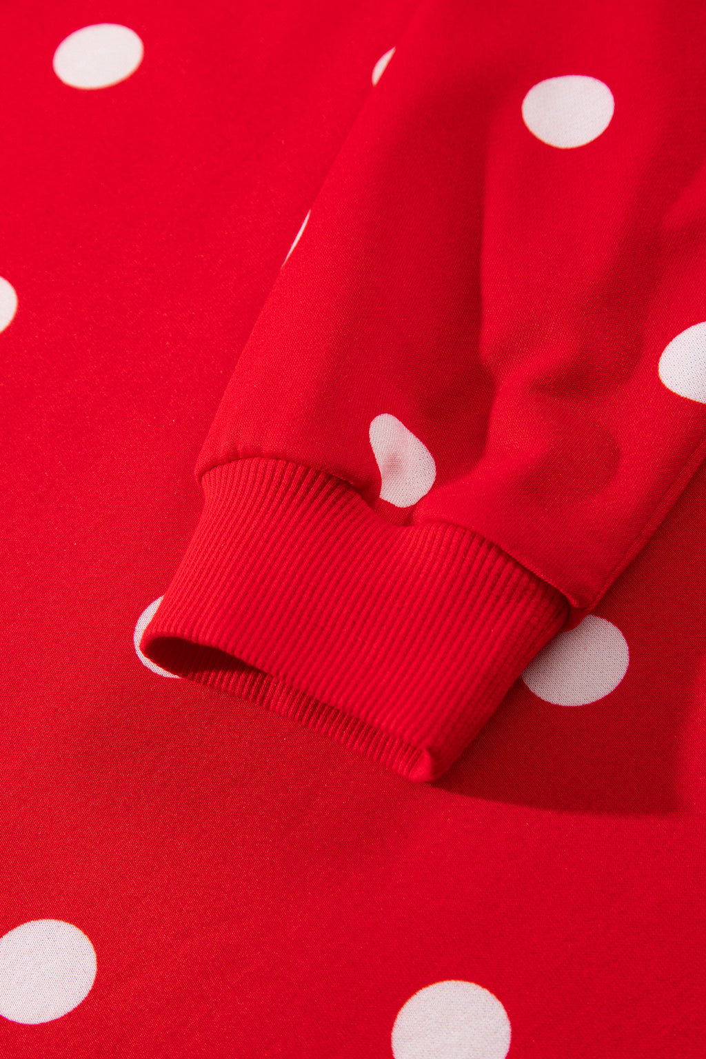 Polka Dot Pullover & Skort Two-Piece Set