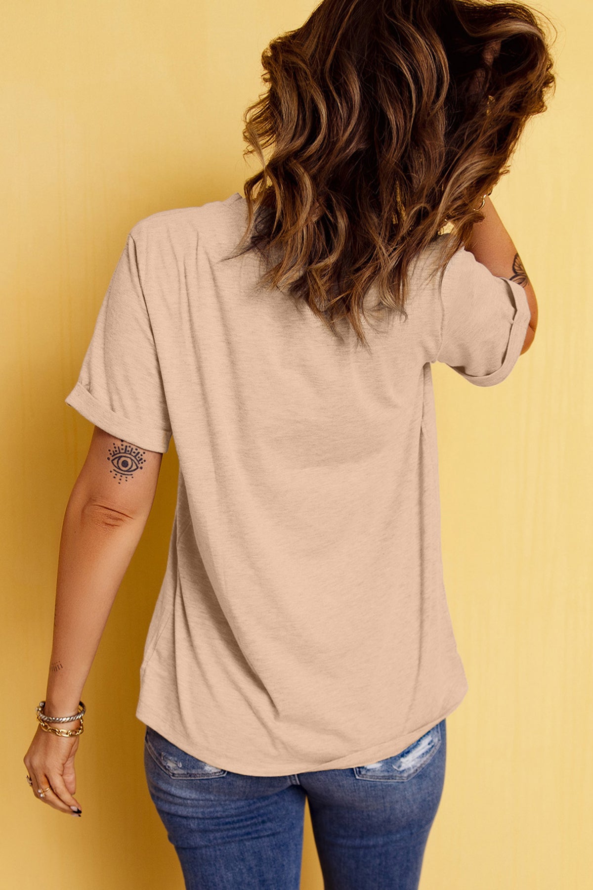 Khaki Farm Fresh Pumpkin Slogan Fall Graphic Tee