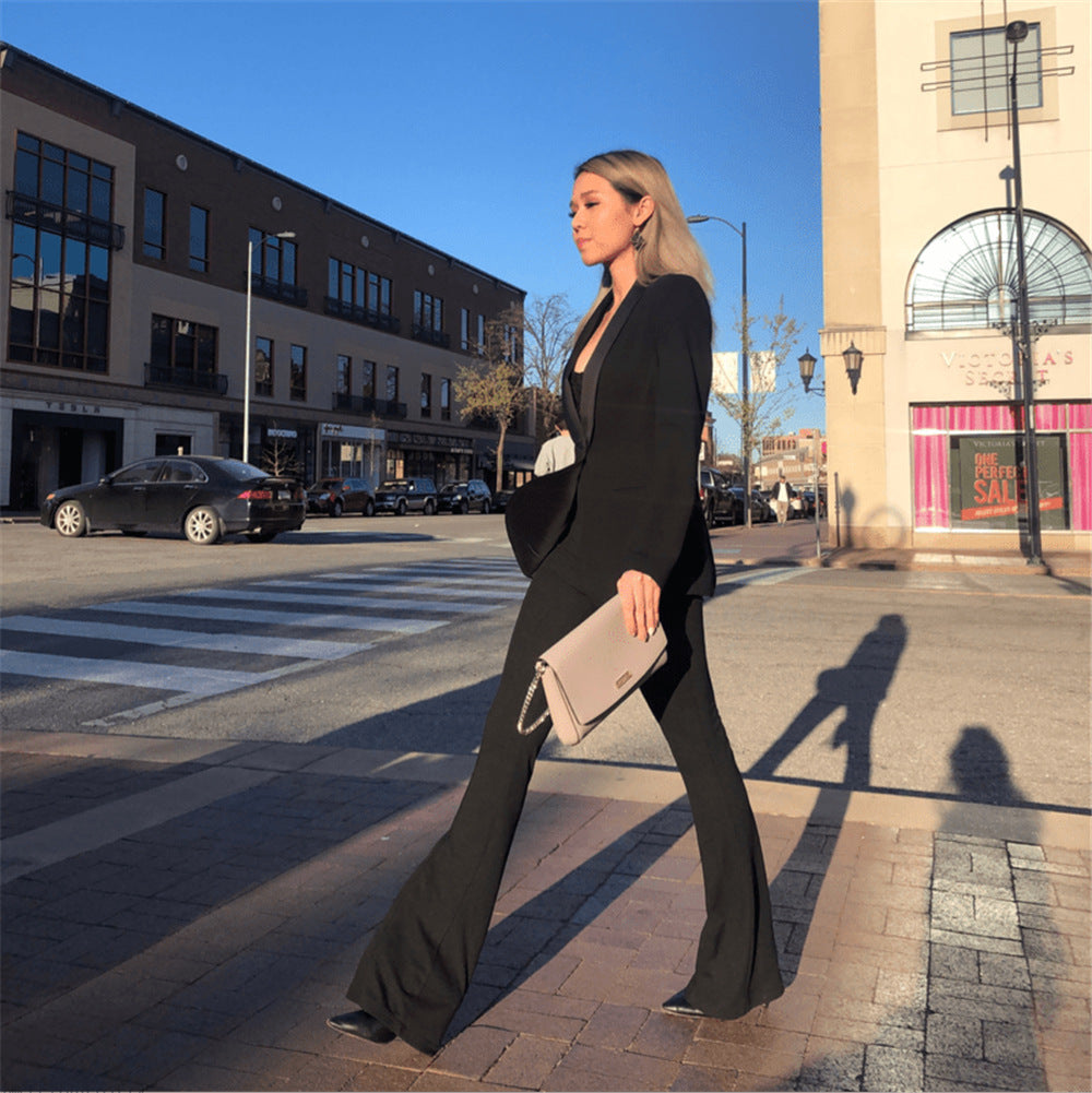 High Waist Flared Pants