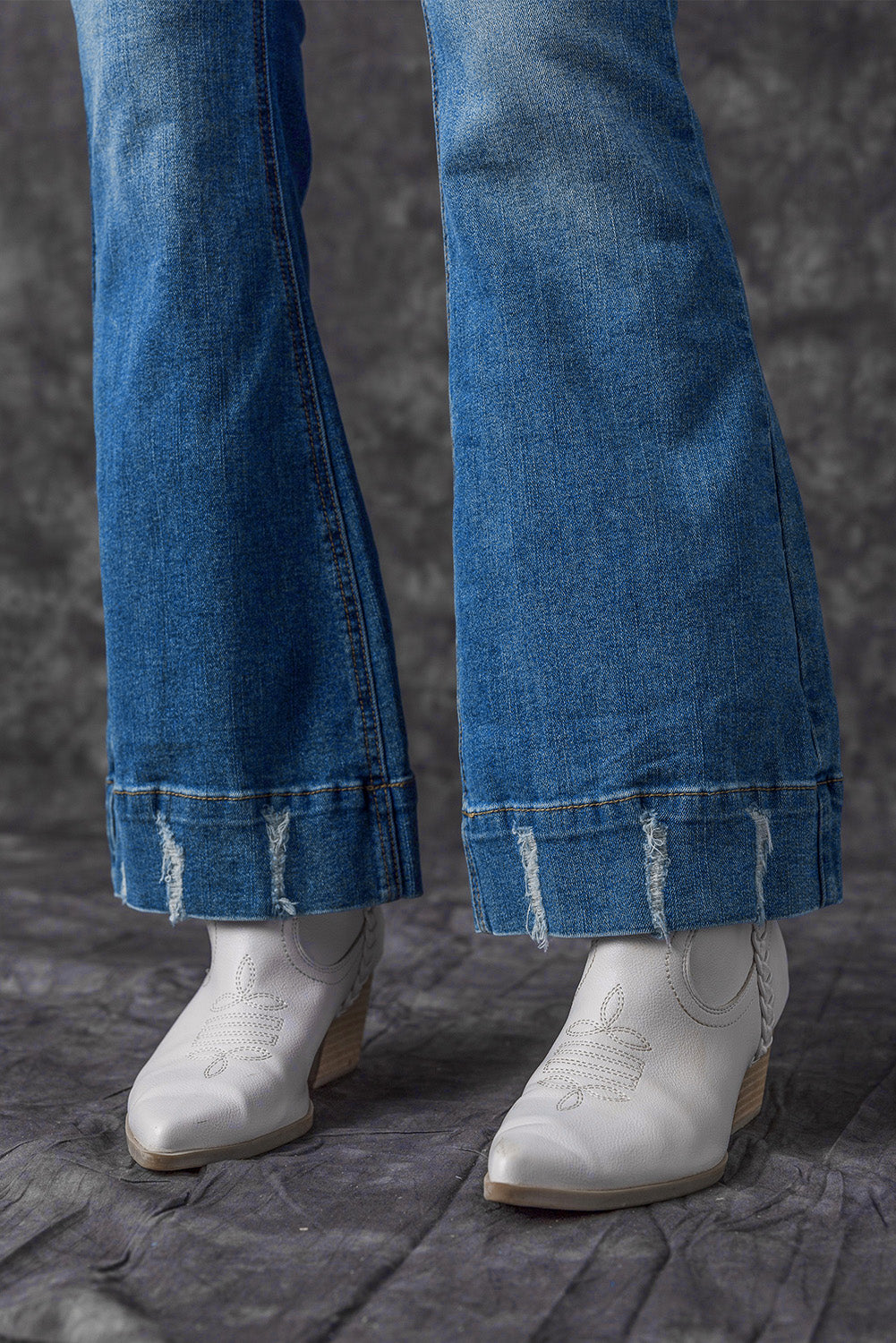 Medium Wash Flare Jeans