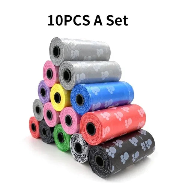 Trash Bag Rolls for Pets Random in Colors 10PCS A Set Bazaar Mart