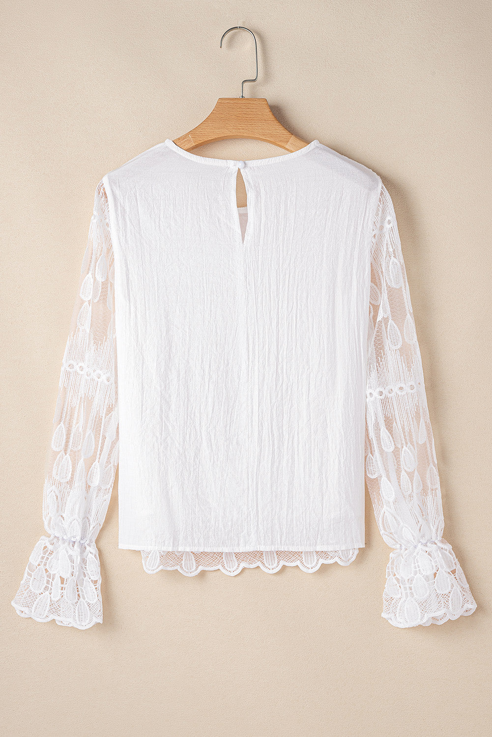 Long Sleeve Lace Blouse