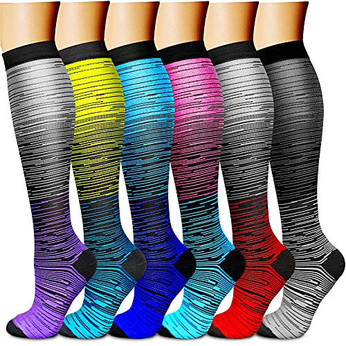 Knee High 6pk Compression Socks