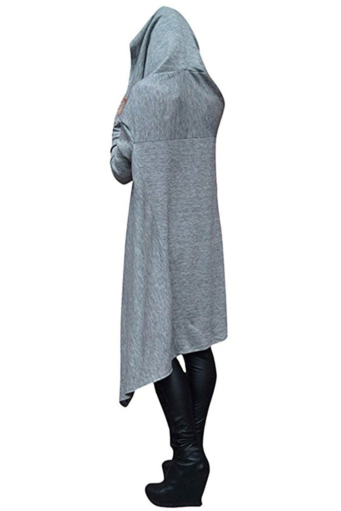Hi Low Hooded Faith Poncho