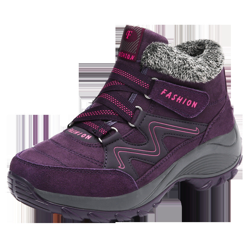 Ladies Leather Hiking Shoes
